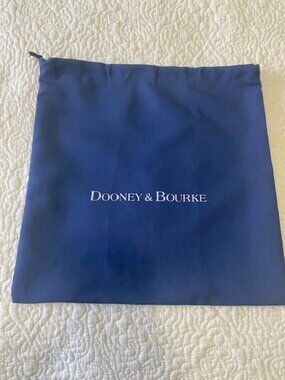 Dooney & Bourke Navy Drawstring Dust Bag 13.5" x 13"